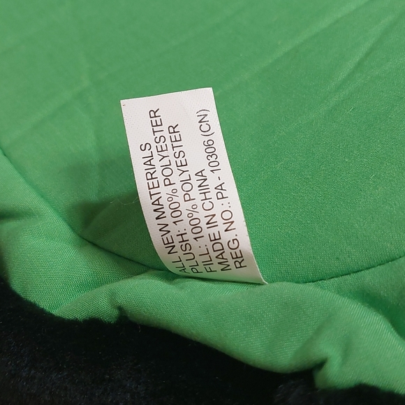 PLUSH WITCH SKIRT BASKET WITH HANDLE, LEGS. VELOR, 2001 - Picture 4 of 5